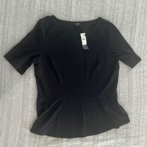 TALBOTS Petite Large black shirt.